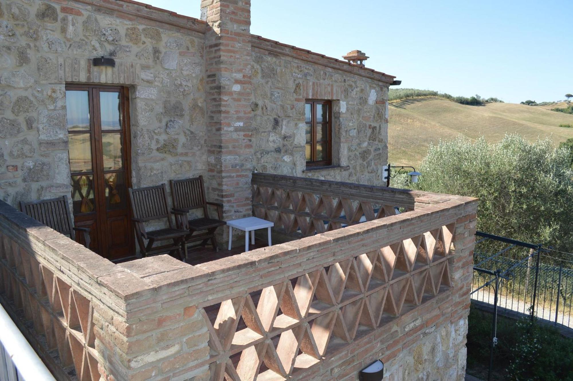 Villa House With Private Garden In The Crete Senesi à Asciano Extérieur photo